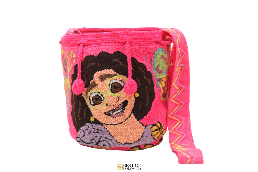 Pink Mirabel Wayuu Mochila Bag - Encanto - Best of Colombia