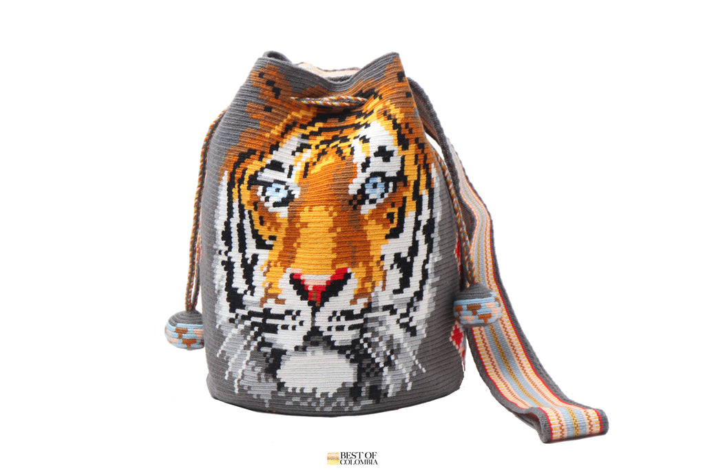 Siberian Tiger Wayuu Bag - 1 Thread - Best of Colombia