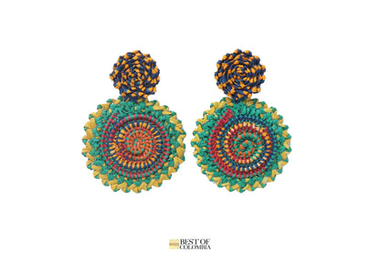 Carnaval earrings Best of Colombia