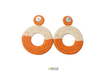 Mustard werregue earrings Best of Colombia