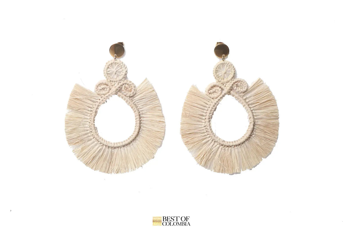 natural color earrings Best of Colombia
