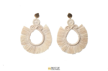 natural color earrings Best of Colombia