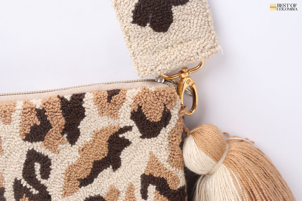 Animal Print Clutch + Strap - Best of Colombia